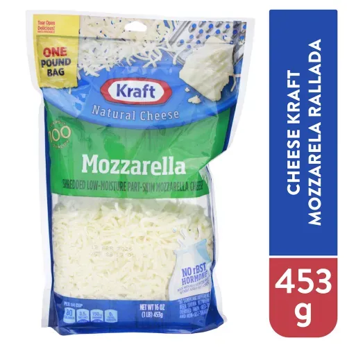 Cheese Kraft Mozzarela Rallada 453g
