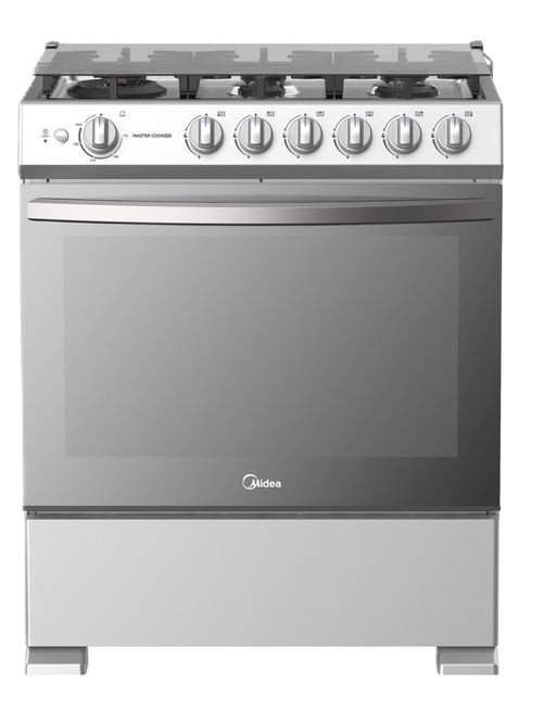Estufa Midea modelo MGS30FS1LIFSSSF de gas color acero inoxidable - 30 pulgadas