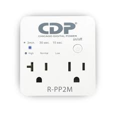 Regleta CDP R-PP2 1800 W 2 Salidas 350 Julios sistema de retardo de encendido 120 Vac