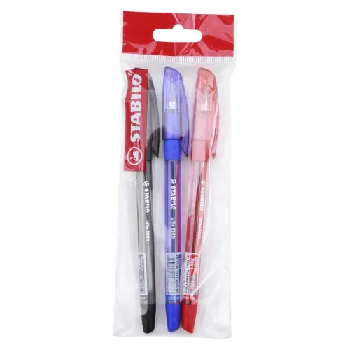 Bolígrafo Stabilo performer fino - 3 Uds