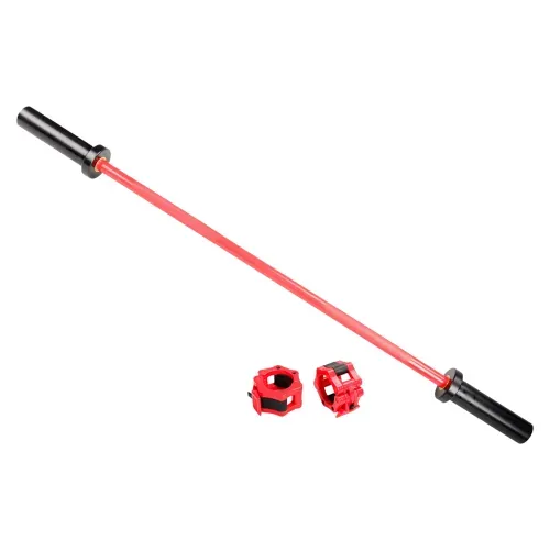 Barra recta Athletic Works roja - 47 Pulgadas