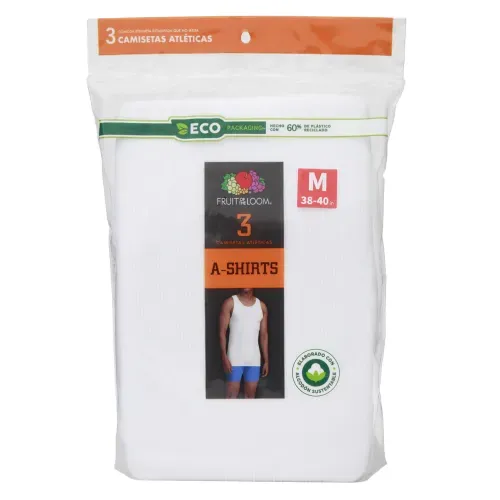 Camiseta Blanca M Fruit Of The Loom
