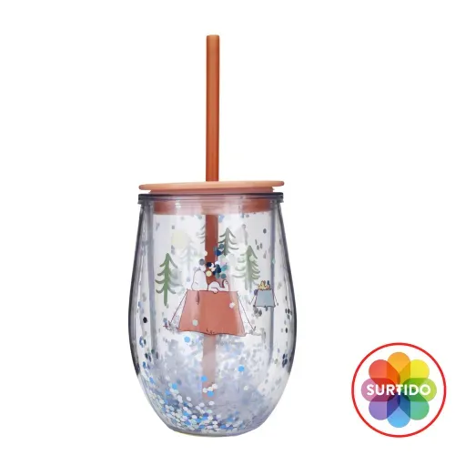 Vaso Con Pajilla 280 ml