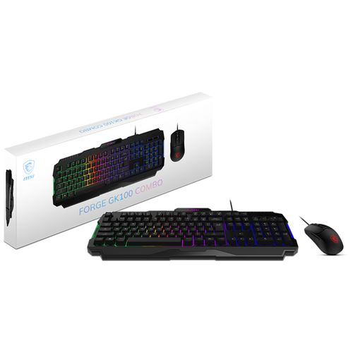 Teclado y mouse MSI Forge GK100