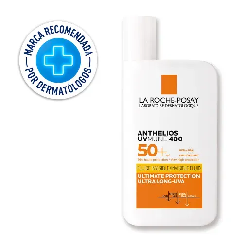 PROTECTOR SOLAR FACIAL ANTHELIOS FLUIDO UVMUNE 400 SPF 50+ LA ROCHE POSAY 50ML