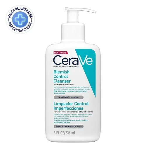 LIMPIADOR CONTROL IMPERFECCIONES CERAVE 236ML
