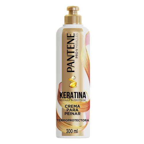 Crema Para Peinar Pantene Pro-v Miracles Keratina Repara Y Protege Termoprotectora - 300 ml