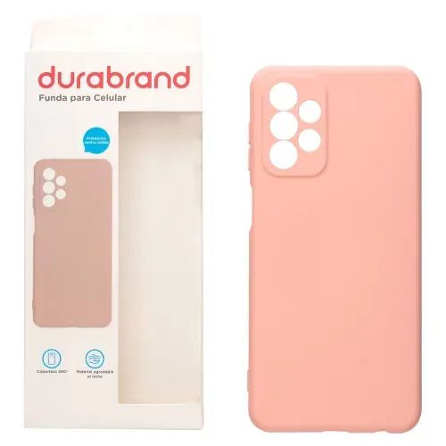 Funda Durabrand Silicón Samsung A23 Rosa