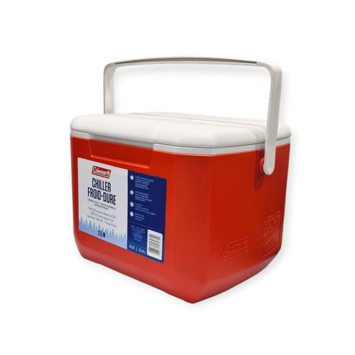 Hielera Coleman color rojo de 16qt 15 litros