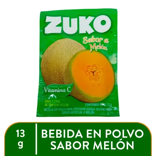 Bebida en Polvo Zuko Melon - 13 g
