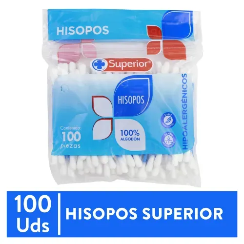 Hisopos Superior Color 100 Unds