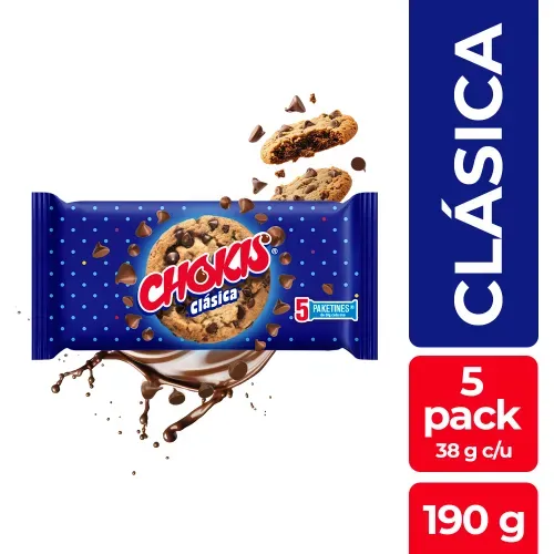 Galletas Gamesa Chokis Clasica 5 pack - 190 g
