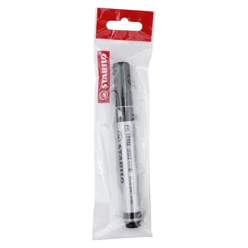 Marcador Stabilo permanente color negro