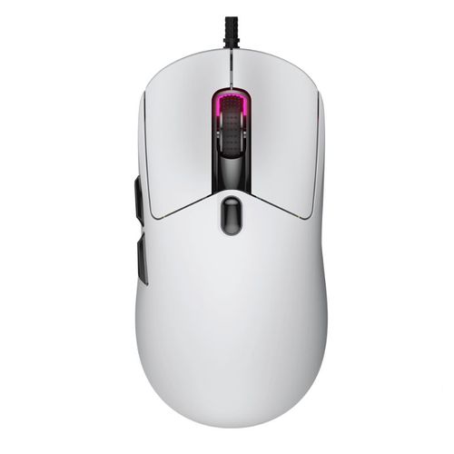 Mouse alámbrico Cougar minos neo blanco mecánico 6200 DPI RGB