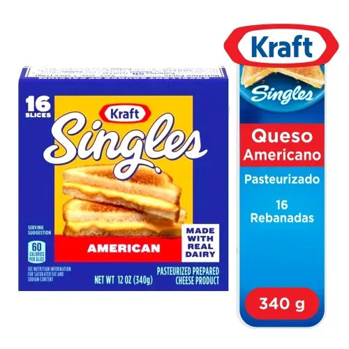 Queso Americano Kraft Rebanado - 340g
