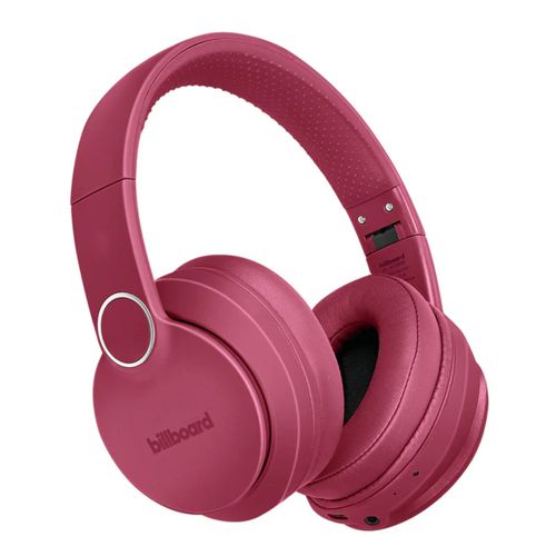 Audífonos Billboard Soultrack inalámbrico on ear color vino
