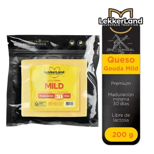 Queso Mild Lekkerland Gouda - 200 g