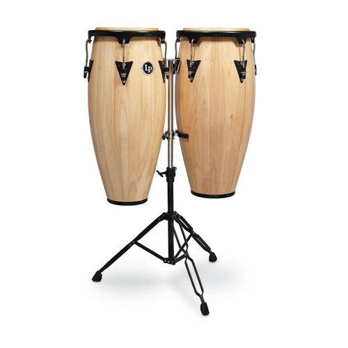Set de Congas con soporte 10 y 11" Discovery color Natural