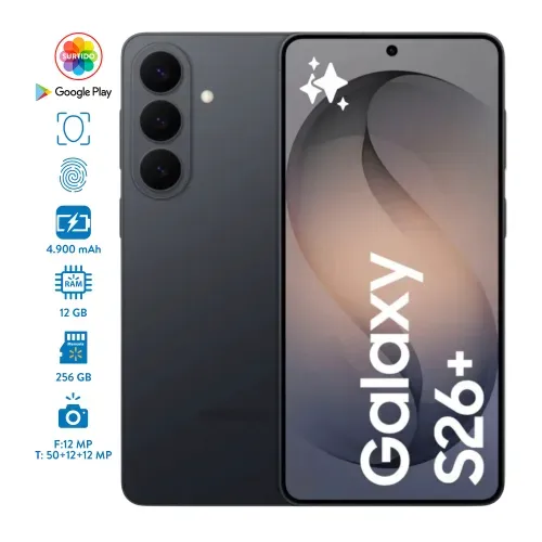 Celular Samsung Galaxy S26+ 12GB RAM y 256GB Almacenamiento, Colores Surtidos