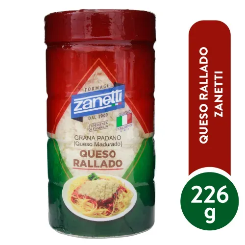 Queso Rallado Zanetti 226 g