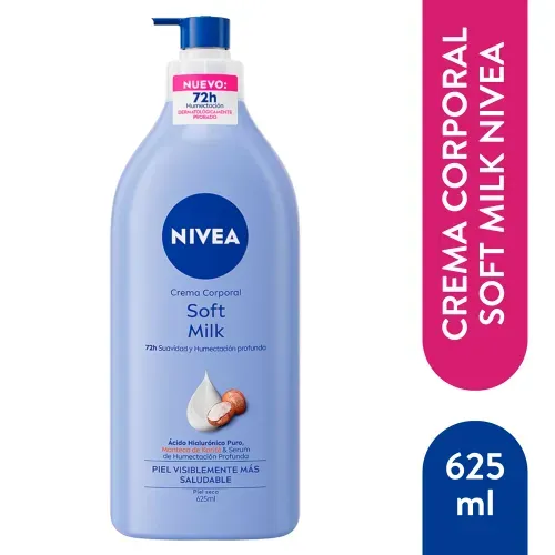 Crema Nivea Body Soft Milk 625ml