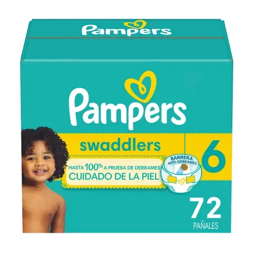 Pañales Pampers Swaddlers Etapa 6 Libre de Derrames - 72 Uds