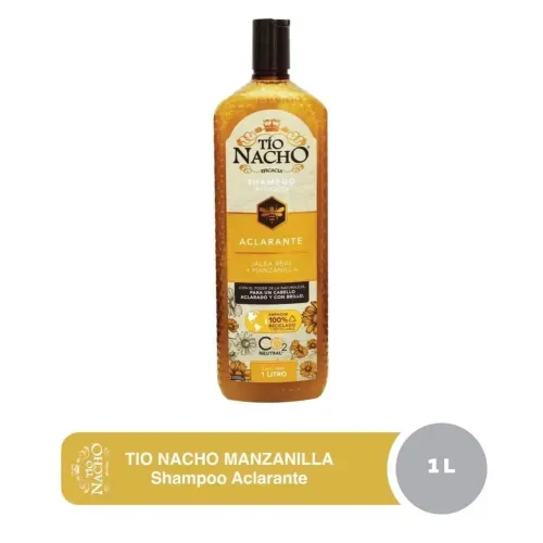 Shampoo Tío Nacho Aclarante Jalea Real + Manzanilla -1000 ml