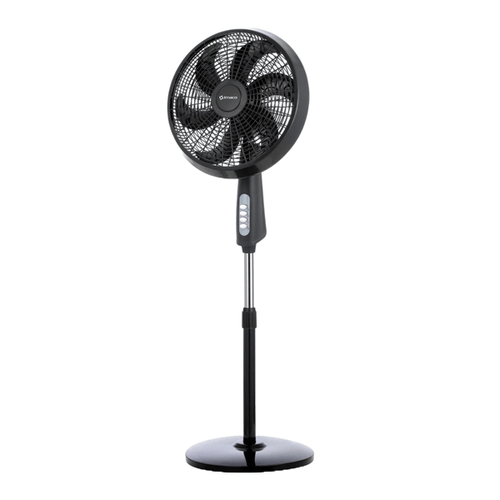 Ventilador ABM de pedestal de 18" Negro