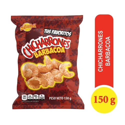 Chicharrones Señorial sabor BBQ - 150 g