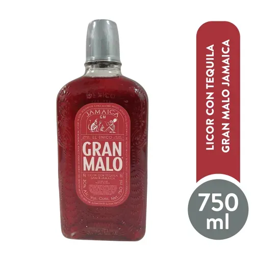 Licor De Tequila Gran Malo Jamaica 750ml