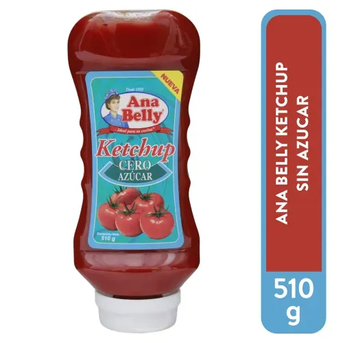 Ketchup Ana Belly cero azúcar - 510 g