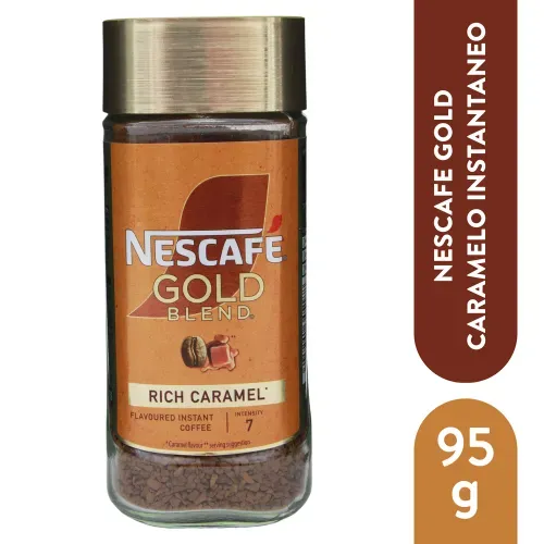 Café Nescafé Gold instantáneo caramelo - 95 g