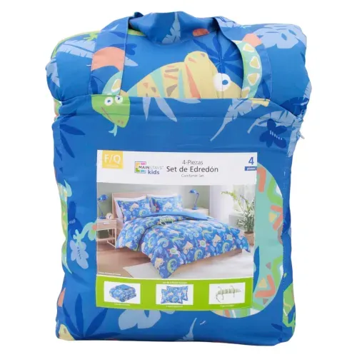 Set de edredón queen Mainstays Kids Iggy - 4 Pzas