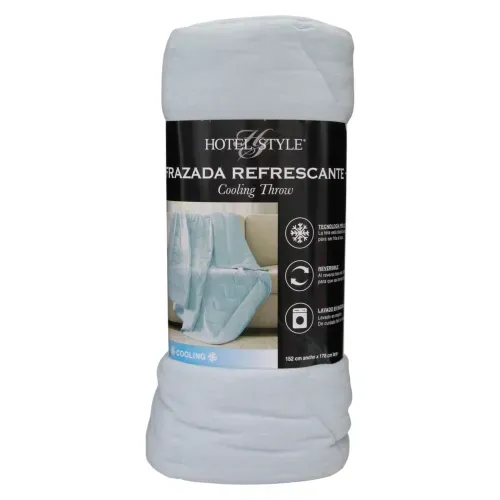 Manta refrescante Hotel Style azul - 152 x 178 cm