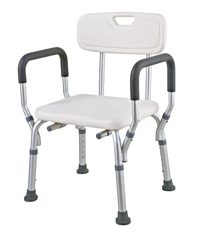 Silla para ducha  ABM Medical Care con respaldo y apoya brazos