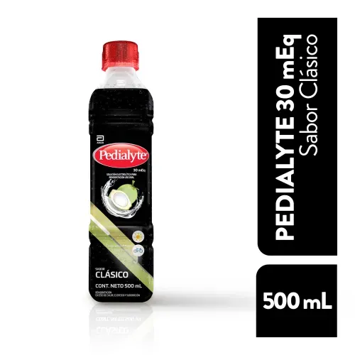 Suero de Rehidratación Oral, Pedialyte®30 mEq Clásico  - 500 mL
