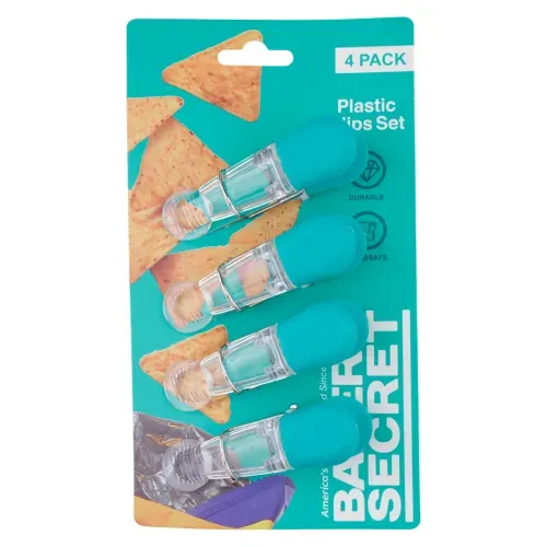 Set 4 Clips Para Bolsa Bakers Secrets
