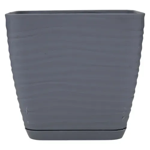 Maceta 1 Cuadrada Gris Sparta
