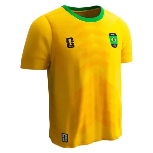Camiseta deportiva FIFA Brasil manga corta para niños - Talla 8