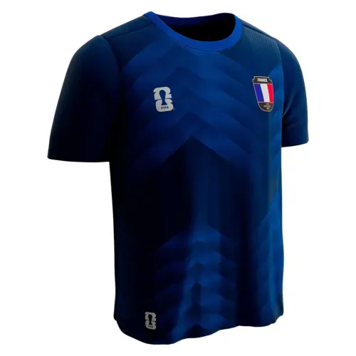 Camiseta deportiva FIFA Francia manga corta para niños - Talla 14
