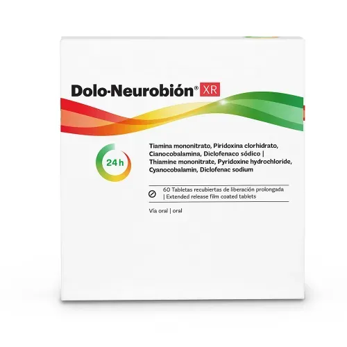 Tabletas Dolo-Neurobión XR Liberación Prolongada - 60 Uds-Precio indicado por tableta