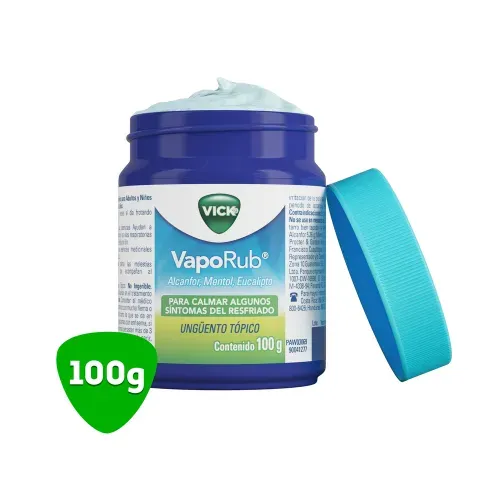 Ungüento Vick VapoRub Alivia Congestión Nasal - 100 g