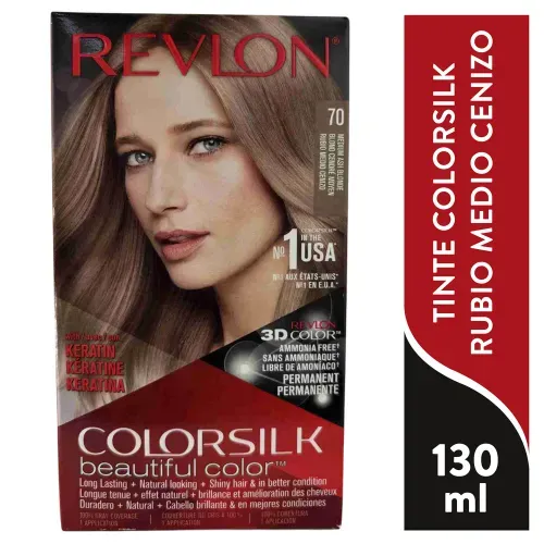 Tinte Rvl Colorsilk Medium Ash Blo 130ml