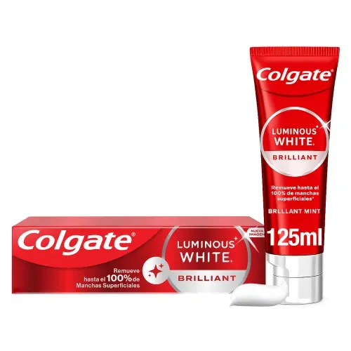 Pasta Dental Blanqueadora Colgate Luminous White Brilliant - 125 ml