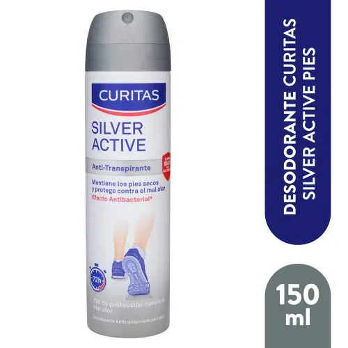 Deo Curitas Silver Active Pies 150ml