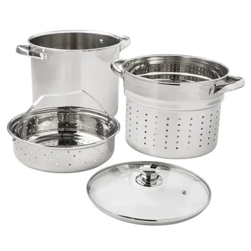 Olla Multiple De Acero Inoxidable 8qt