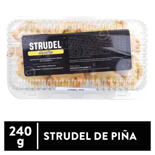 Strudel de piña Pani-Fresh delicioso y fresco - 240 g