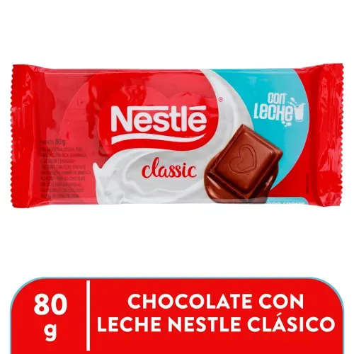 Chocolate Con Leche Nestle Clasico 80g