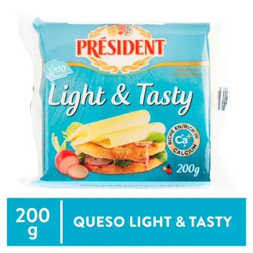 Queso President Light Tasty - 200 g