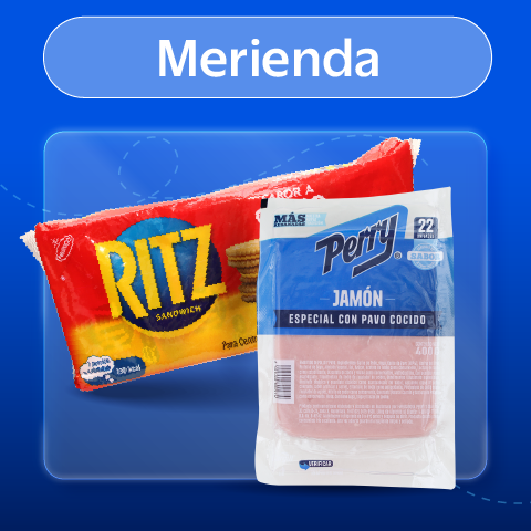 Snacks y opciones de merienda escolar en promoción exclusiva online durante Cyber Escolar
